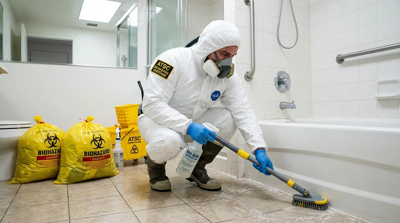 Decontamination equipment deployed for Blood Cleanup in Hesperia